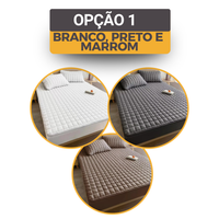 Branco; Preto e Marrom
