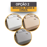 Branco; Bege e Cinza