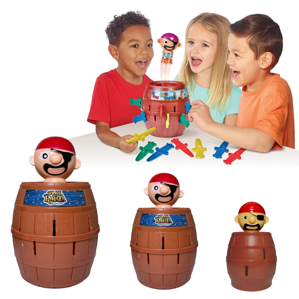 Jogo Barril Pirata Pula Pula 16 Adagas – Compre 3 Leve 5